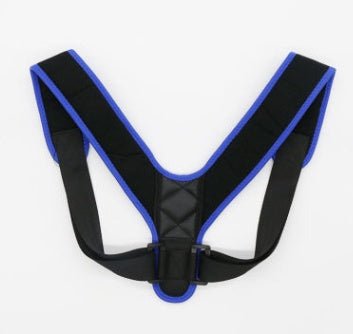 Medical Clavicle Posture Corrector Lower Back Correction Strap worn by man and woman, showing adjustable back support design. Ideal for posture improvement and spine alignment.