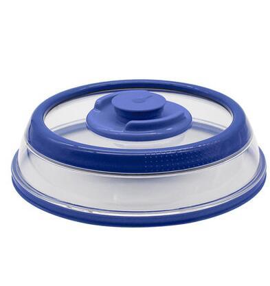 Kitchen Fresh-Keeping Cover Vacuum Food Sealer with BPA-free lid shown sealing fresh vegetables. Ideal for food storage and freezer-safe use.