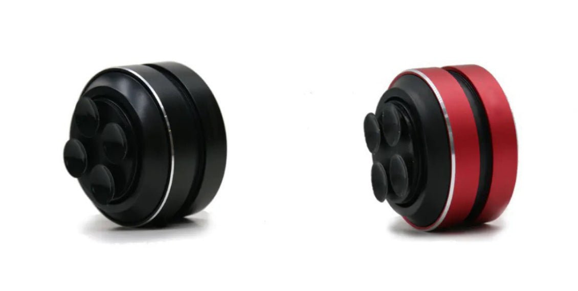 Bone Conduction Wireless Bluetooth Speaker Magnetic Portable in red with sleek metallic finish, compact design ideal for on-the-go audio use.