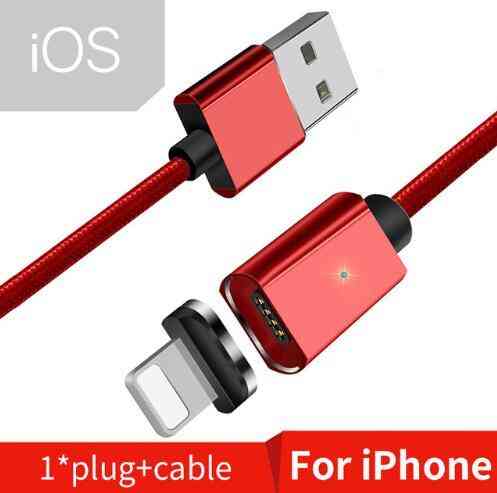 Magnetic Phone Cable Cable Cable Cable Cable Cable for iPhone with detachable magnetic connector and durable braided design for fast charging.
