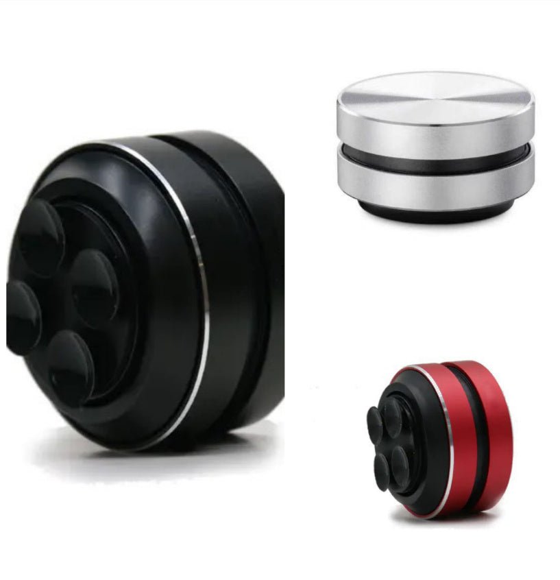 Bone Conduction Wireless Bluetooth Speaker Magnetic Portable in red with sleek metallic finish, compact design ideal for on-the-go audio use.
