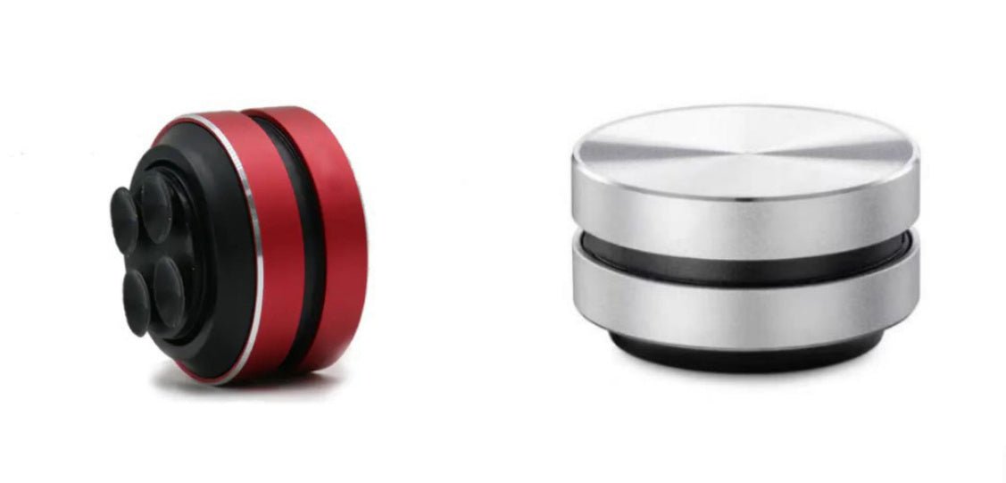 Bone Conduction Wireless Bluetooth Speaker Magnetic Portable in red with sleek metallic finish, compact design ideal for on-the-go audio use.