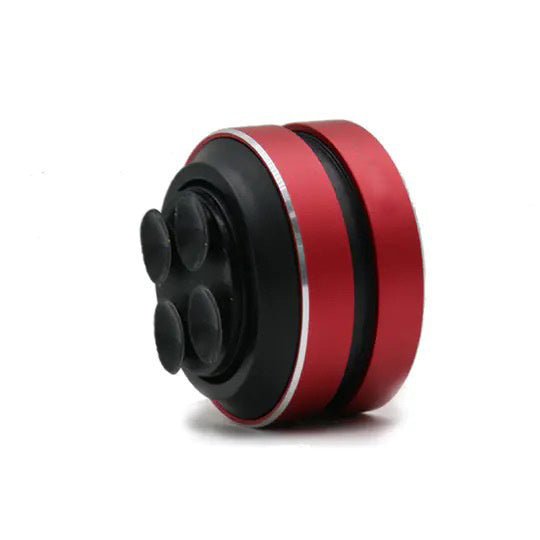 Bone Conduction Wireless Bluetooth Speaker Magnetic Portable in red with sleek metallic finish, compact design ideal for on-the-go audio use.