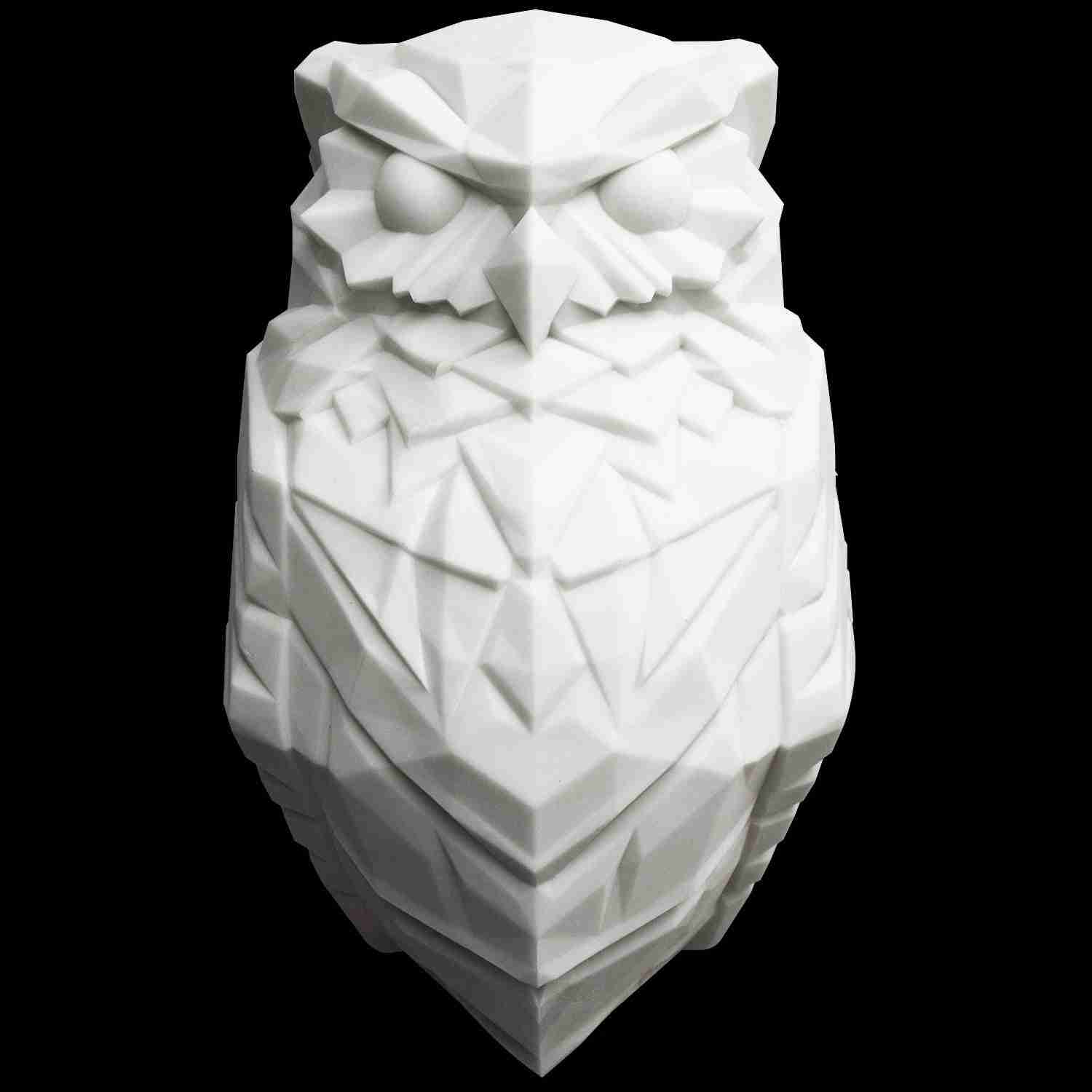 Modern injection molding owl eagle night light with geometric design, ideal for gaming room or wall decorative lighting setup.