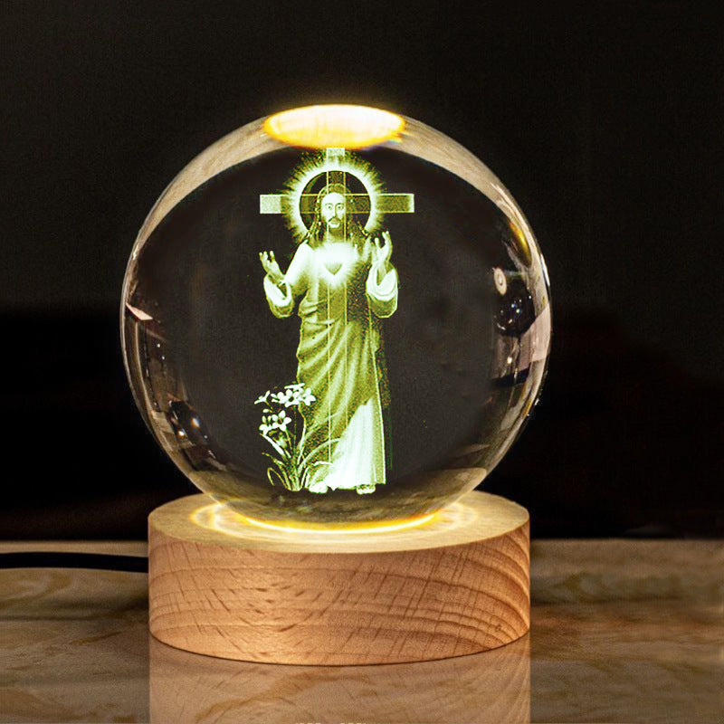 Holy Glow Prayer Crystal Ball