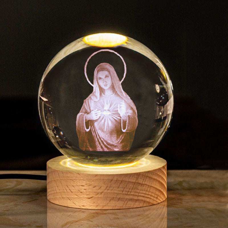 Holy Glow Prayer Crystal Ball