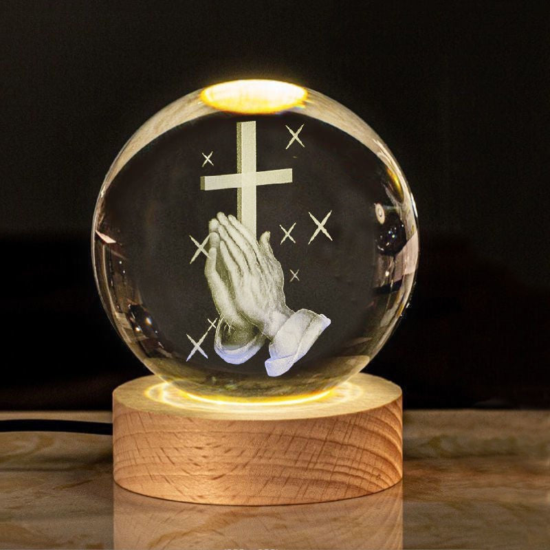 Holy Glow Prayer Crystal Ball