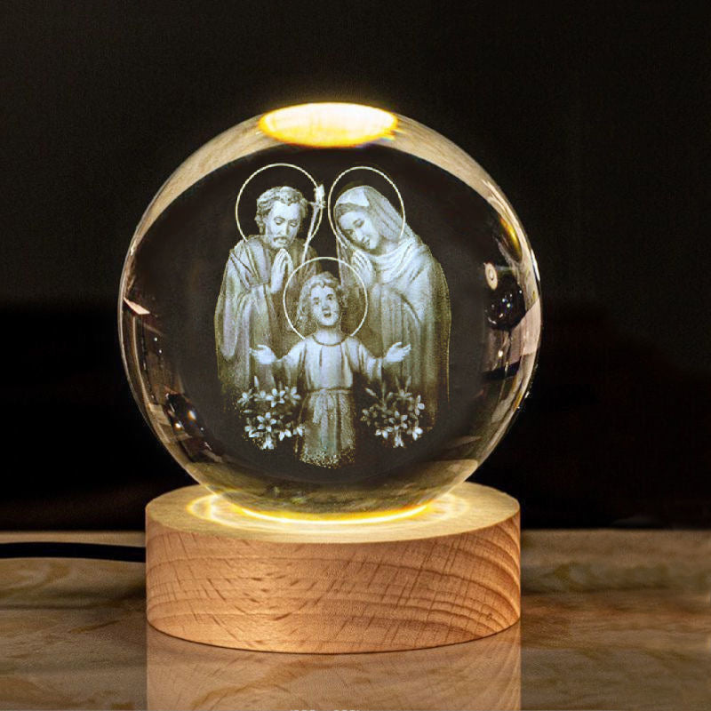 Holy Glow Prayer Crystal Ball