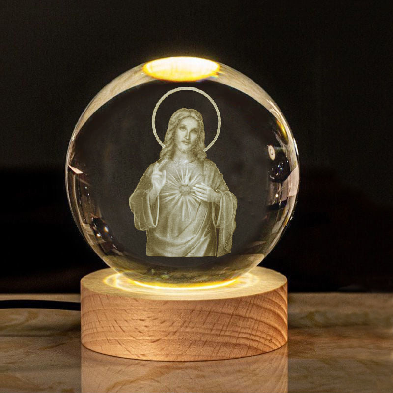 Holy Glow Prayer Crystal Ball