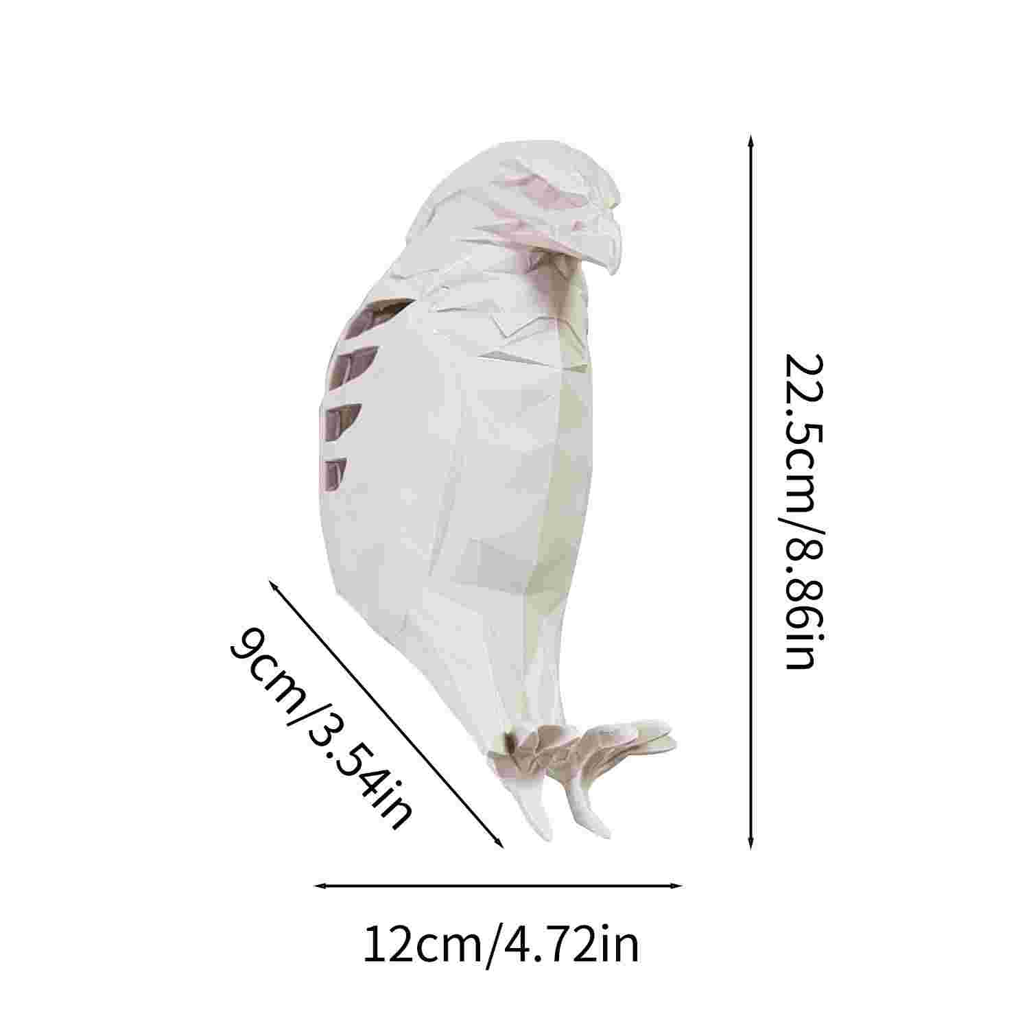 Injection molding owl eagle night light mounted above bed, casting wing-shaped light patterns on dark wall. Modern wall decor for gaming rooms.